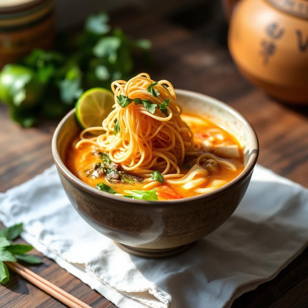 Kao Soi northern curry noodle soup