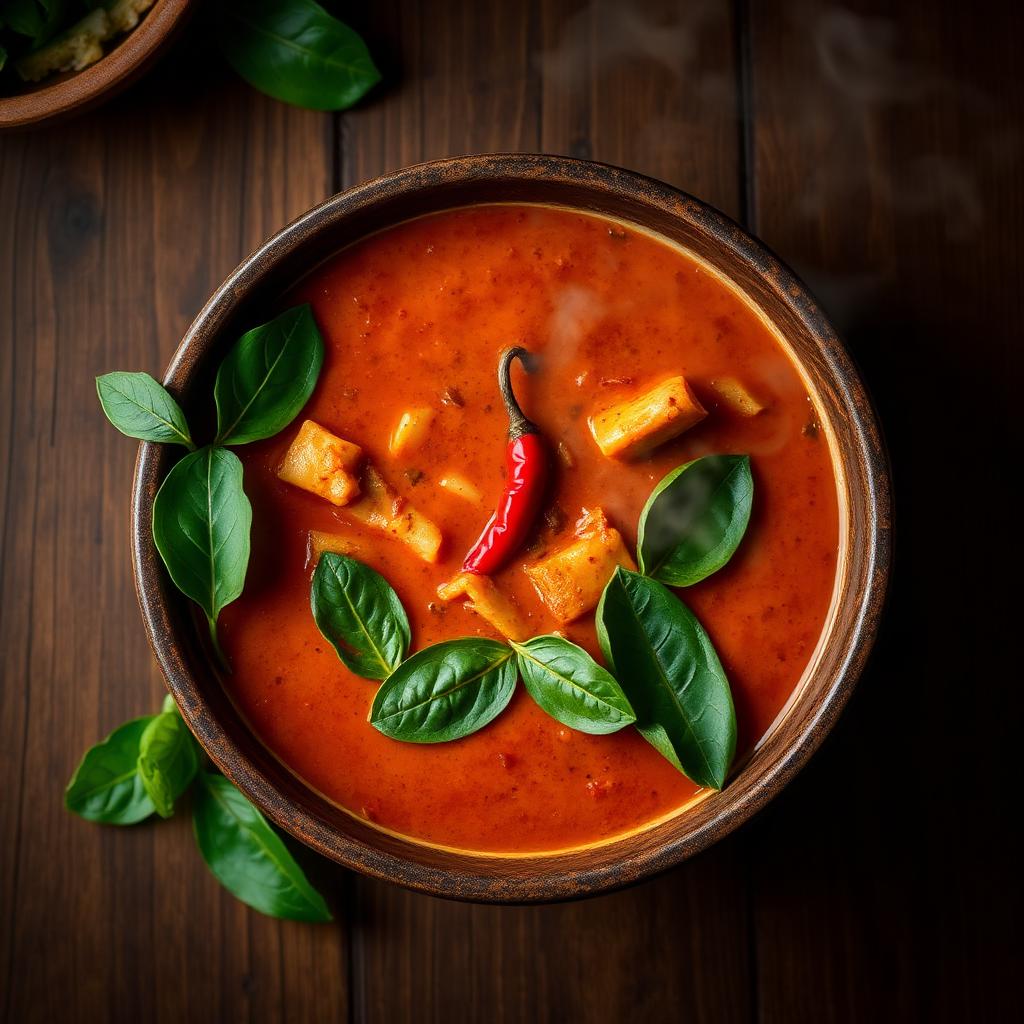 Authentic Thai red curry, made the homemade way at OCHA