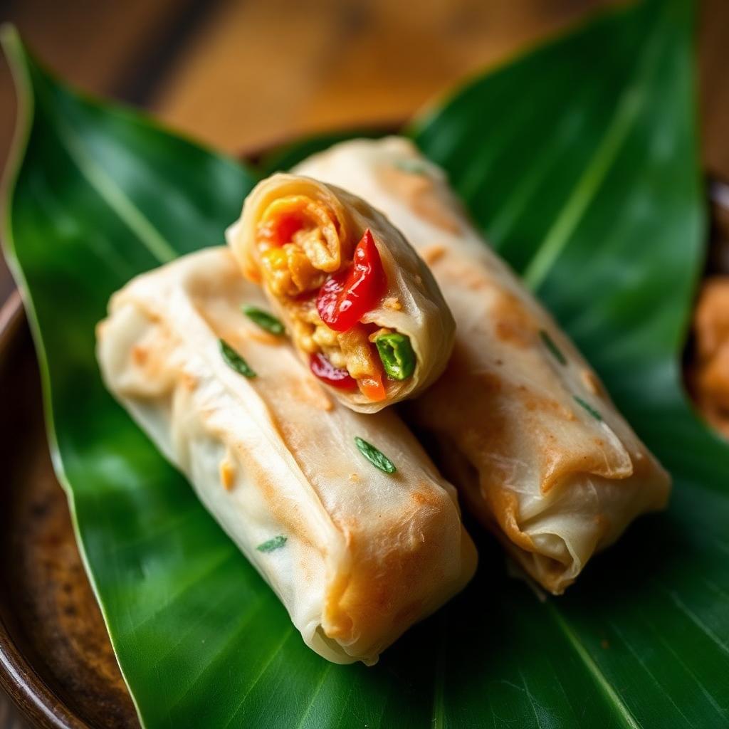 Crispy spring rolls